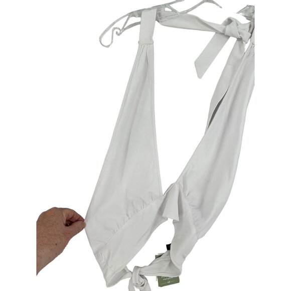 H&M Halter Top White Size Large Women’s NWT Divided‎ - Picture 2 of 5